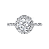 CALIFORNIA WILDFLOWERS HALF BLOOM ENGAGEMENT RING