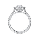 CALIFORNIA WILDFLOWERS HALF BLOOM ENGAGEMENT RING