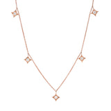 SPADES FIVE DIAMOND SHAKER NECKLACE