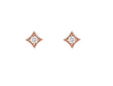 SPADES DIAMOND STUD EARRINGS