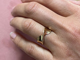 TWIST GOLD RING
