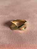 TWIST GOLD RING