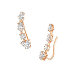 MIAMI MULTISTONE DIAMOND EAR CLIMBER