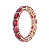 OVAL ETERNITY BAND -RUBY