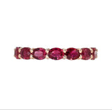 OVAL ETERNITY BAND -RUBY