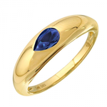 ROME STACKING RING -Blue Sapphire