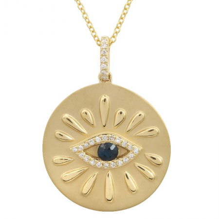 BURST DIAMOND EYE MEDALLION