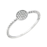 BARELY THERE CZ STACK BANDS -CIRCLE
