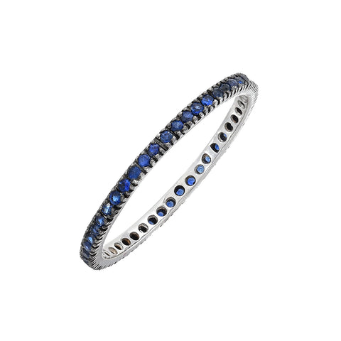 EVERYDAY MICRO STACK BAND - BLUE SAPPHIRE