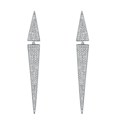 KITE PAVE STATEMENT EARRINGS