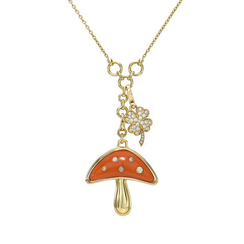 CONNECTED MUSHROOM NECKLACE