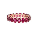 OVAL ETERNITY BAND -RUBY
