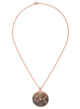 MOTHER OF PEARL ZODIAC MEDALLION- SCORPIO
