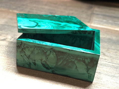 Malachite Treasure Box -One of a Kind